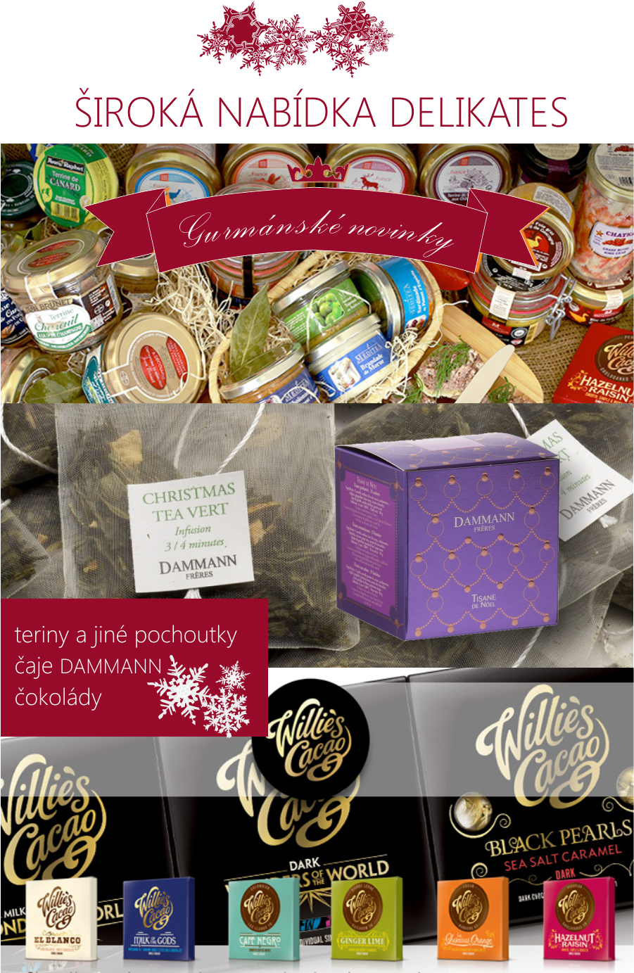 Široká nabídka delikates De l´Art